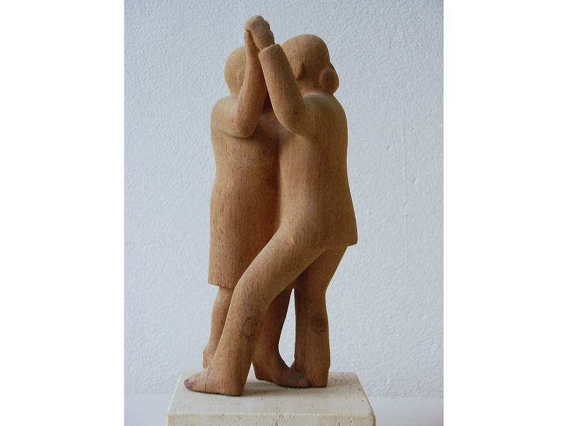 Tango Paar — 2004, materiaal hout (gekocht in Argentinië Merle Carvalho